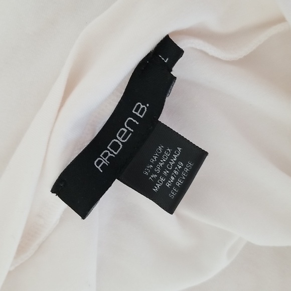 Arden B white asymmetrical top - Picture 6 of 7